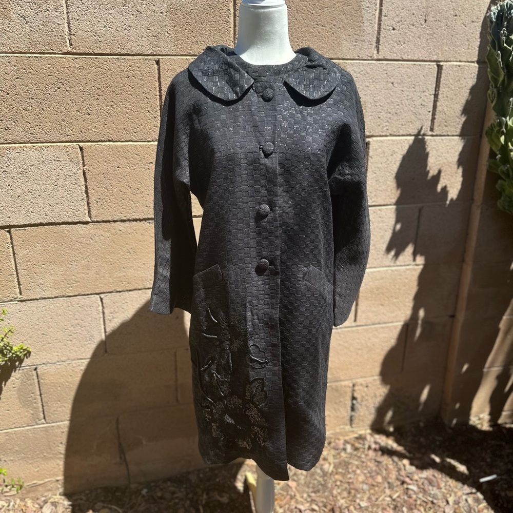 Chic Black Trench Coat